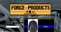 Desktop Screenshot of force-products.com