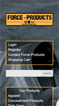 Mobile Screenshot of force-products.com