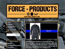 Tablet Screenshot of force-products.com